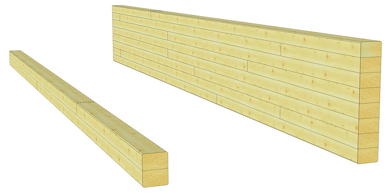Carrelet d'ossature RBK Schilliger C24 largeur 60 mm
