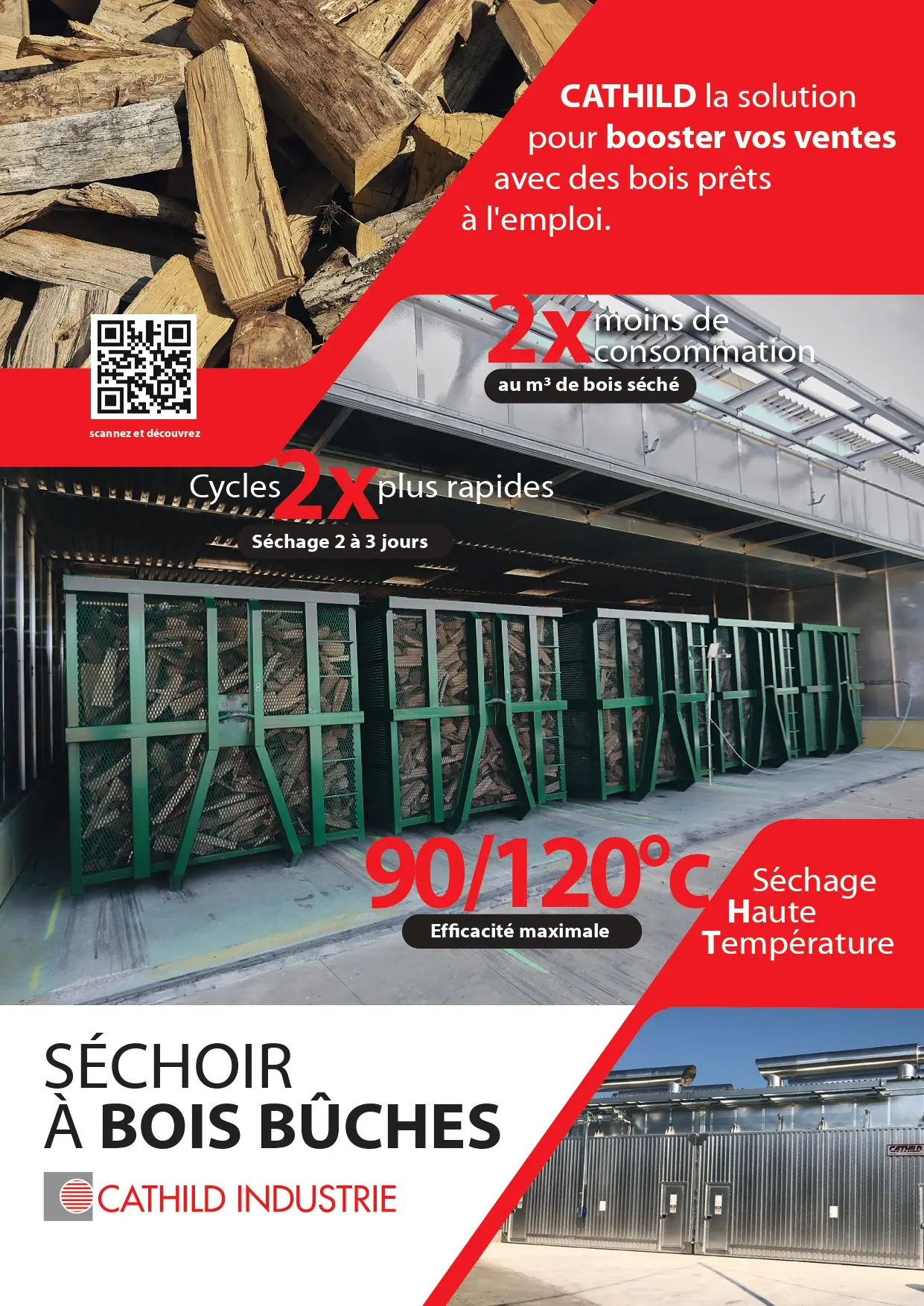 Séchoir à bois bûches Cathild