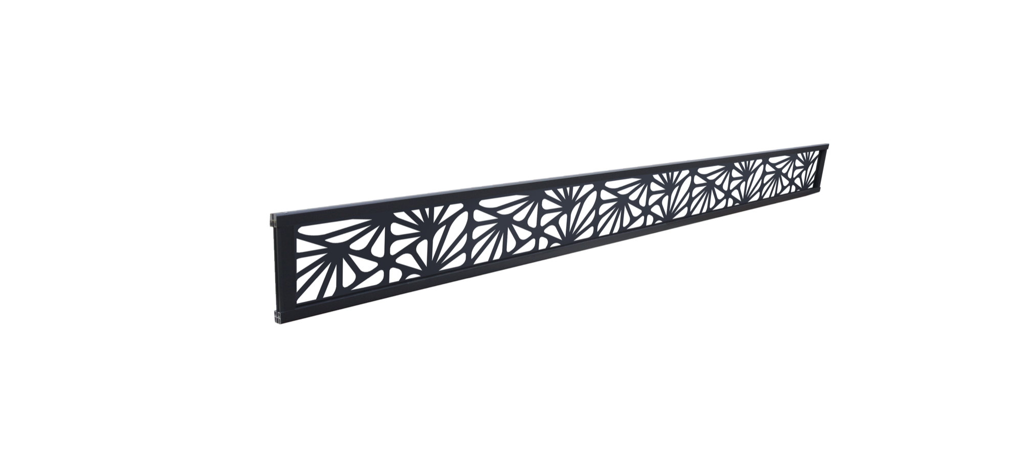Lame décorative aluminium Grafisk pour clôture composite 3