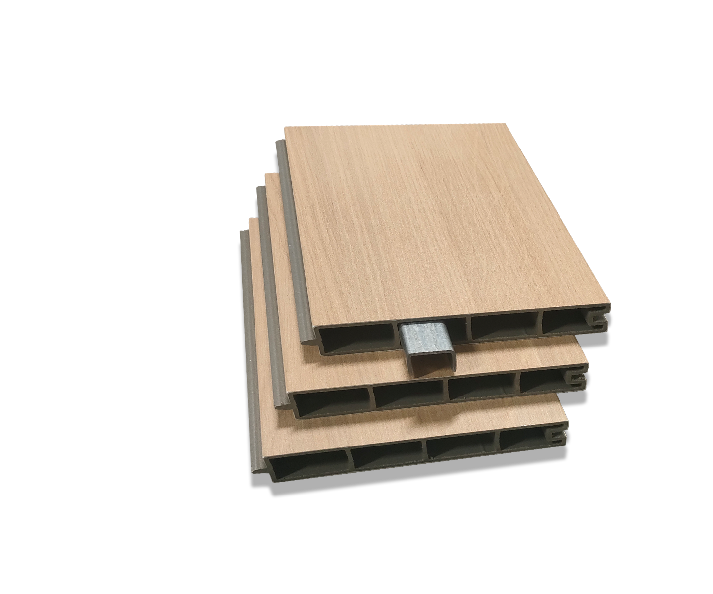 Pack 3 lames de clôture composite effet bois Tech.Sture 3
