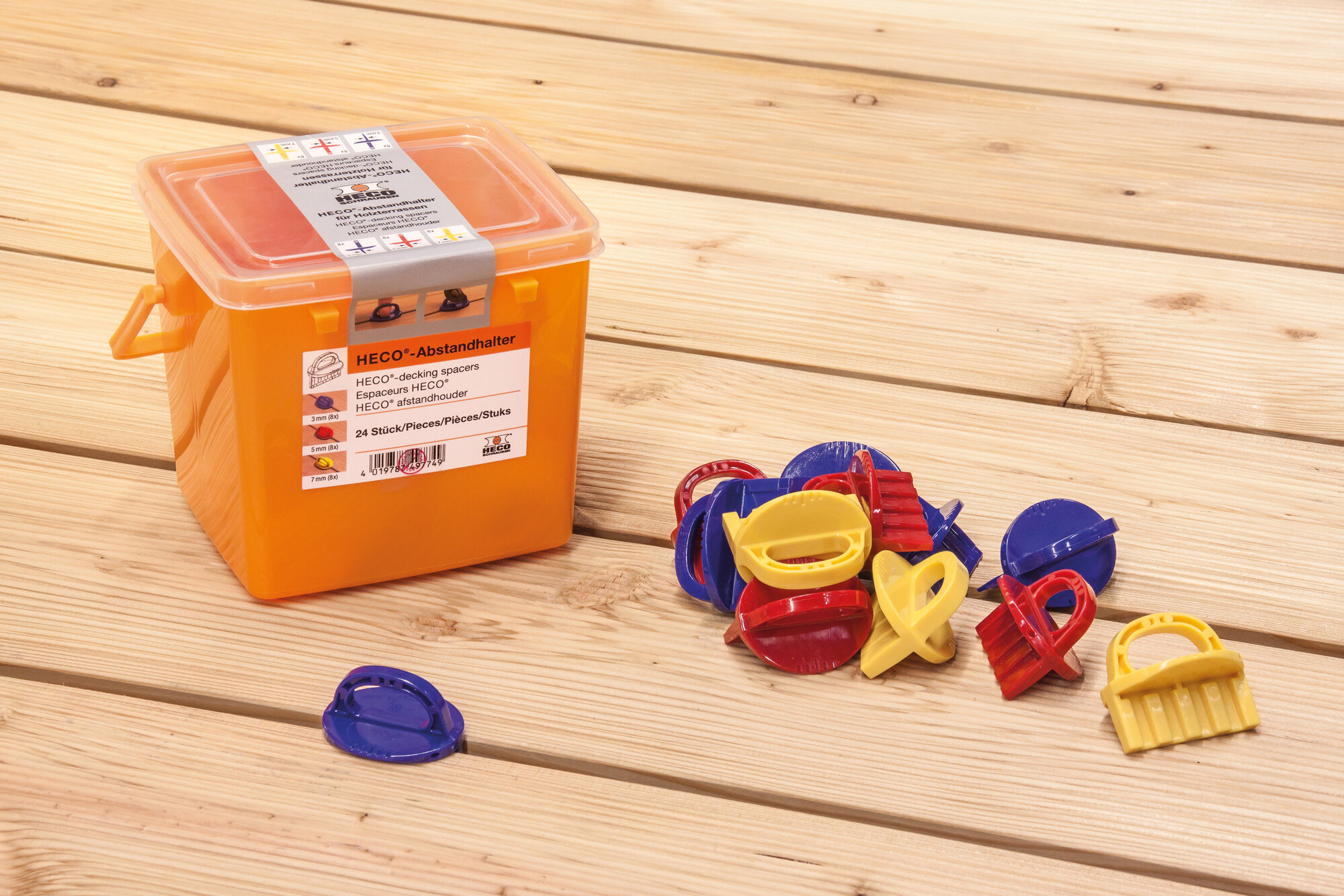 Espaceurs, 3-5-7mm set, 24 pcs.