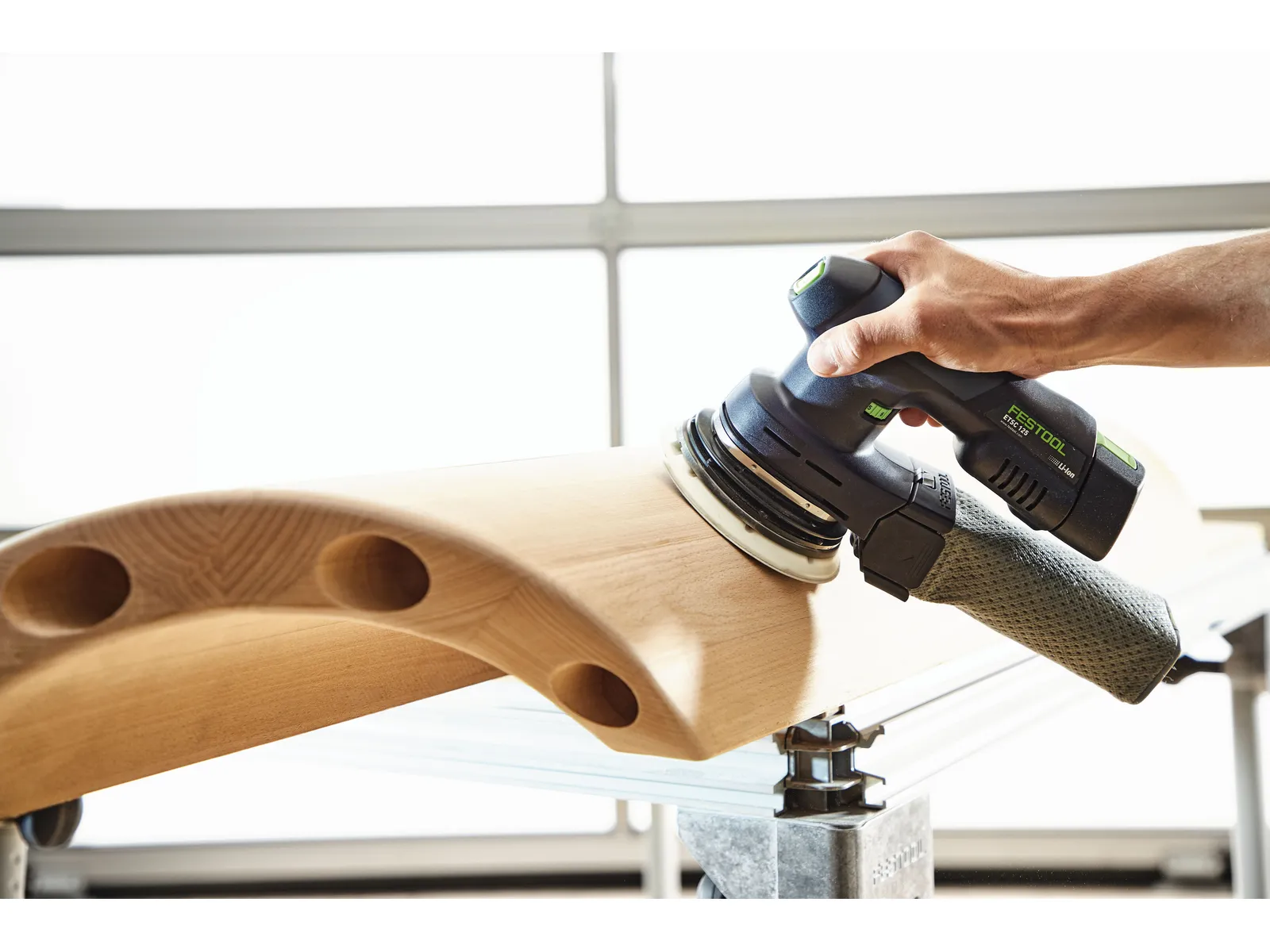 Ponceuse excentrique sans fil Festool ETSC 125 4