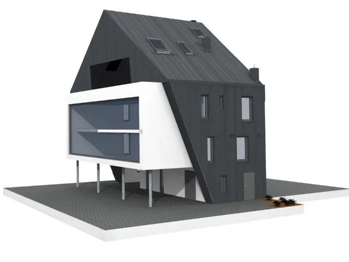 Logiciel pour plan des façades et des toitures d'une maison