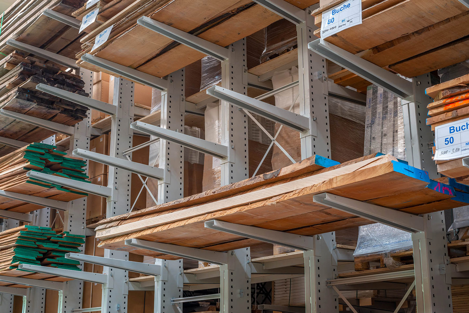 Rayonnage cantilever ELVEDI charges longues 3