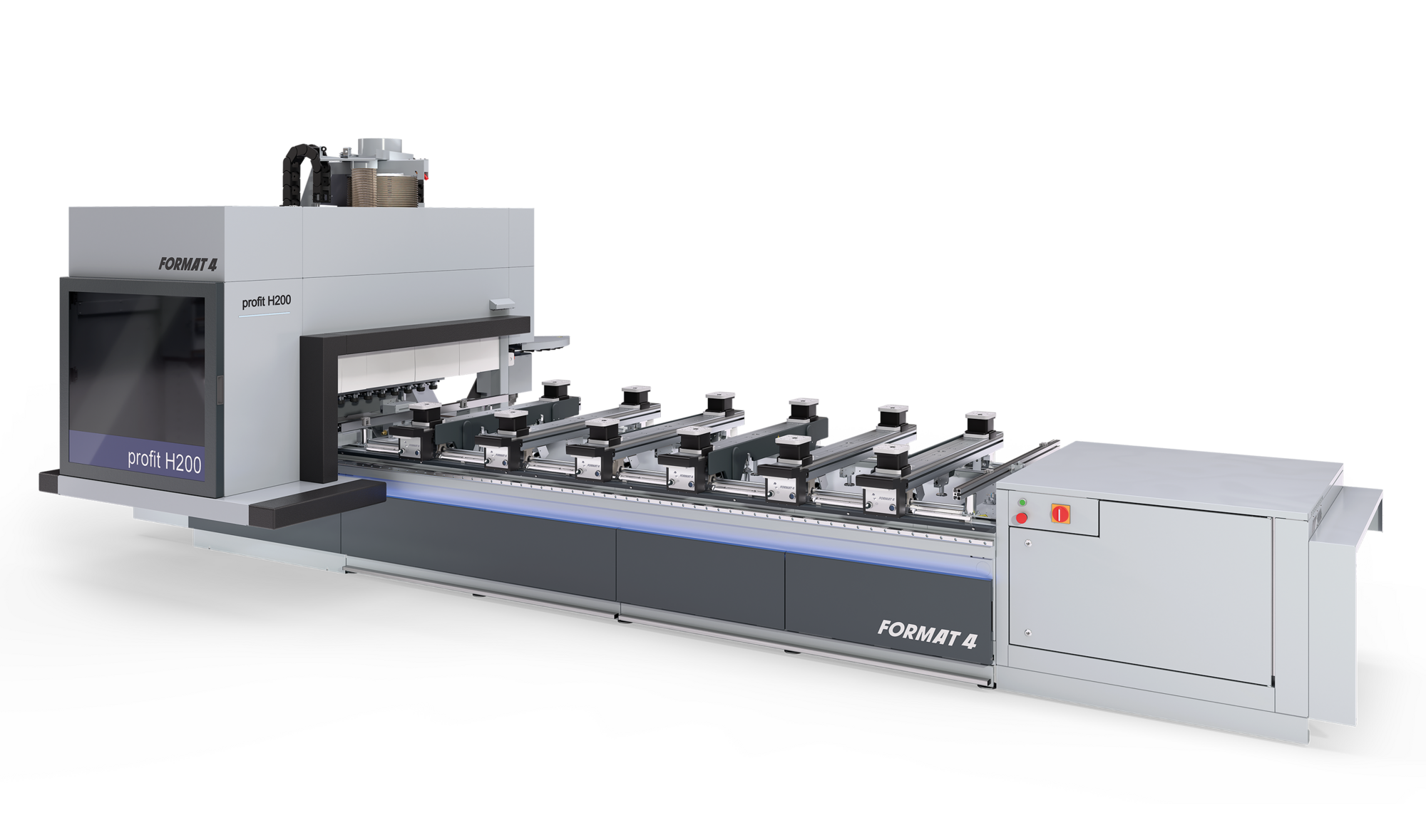 Centre d'usinage CNC 5 axes Format4 profit H200R