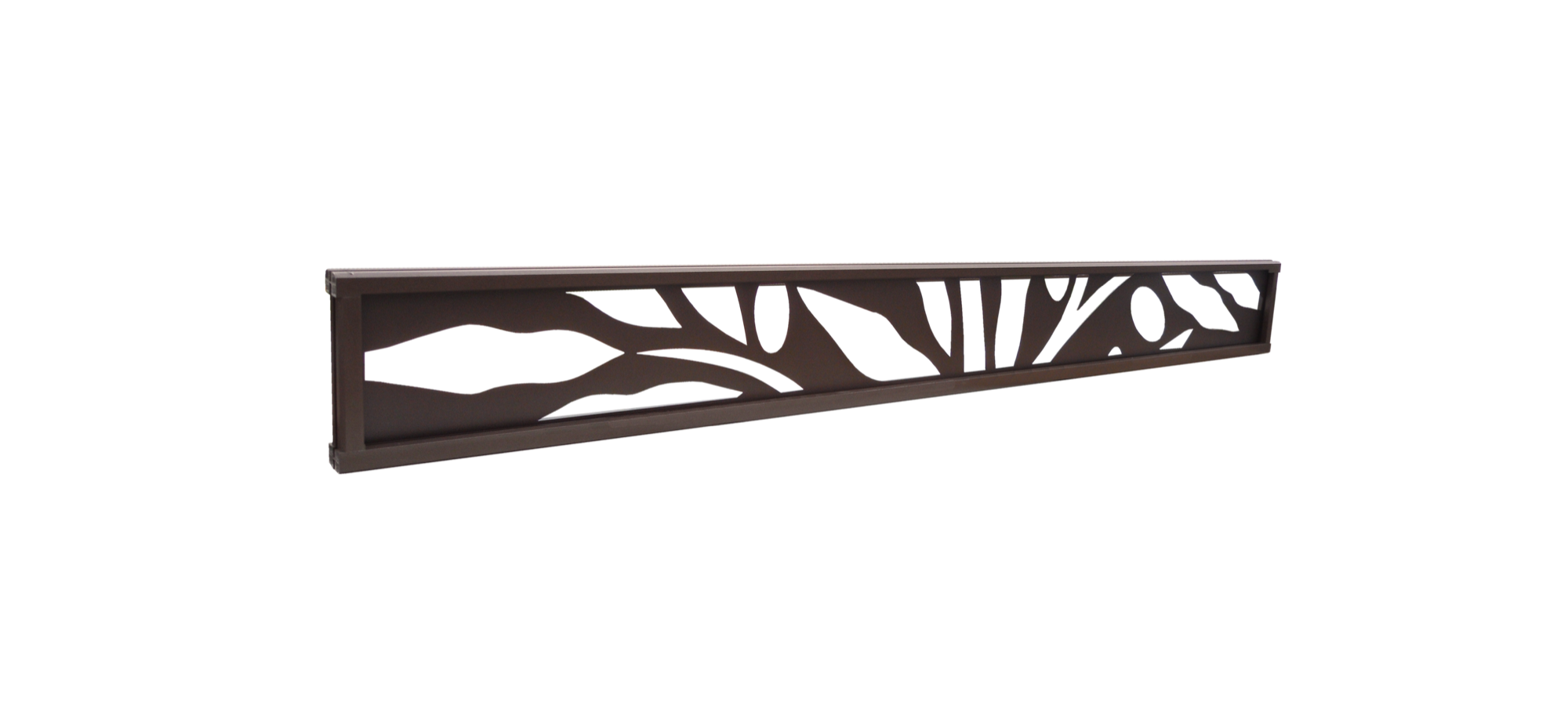 Lame décorative aluminium Olivier pour clôture composite 3