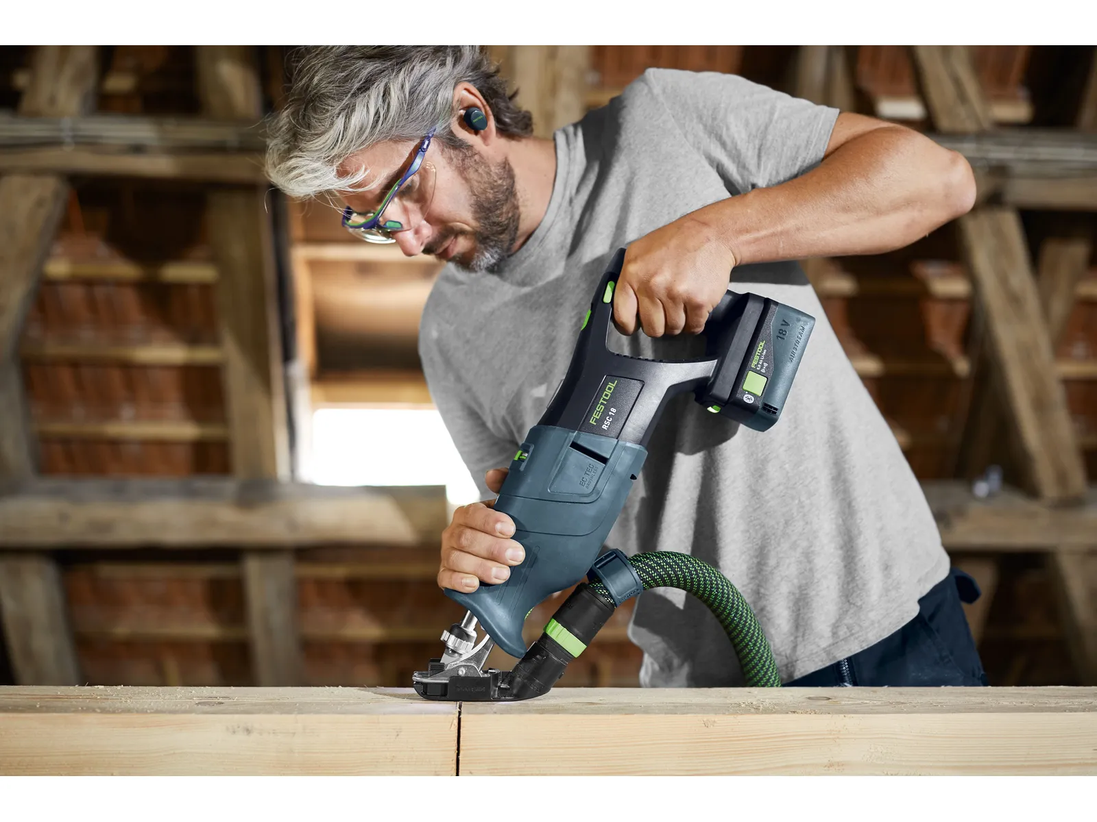 Scie sabre sans fil Festool RSC 18 EB 5