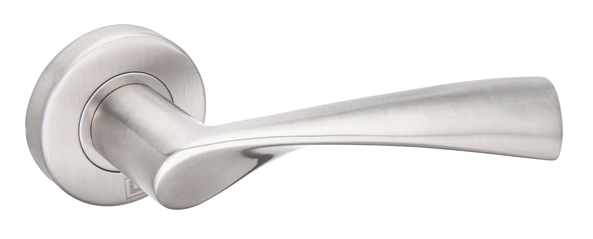 Béquille double massive sur rosace inox 4002 JADE