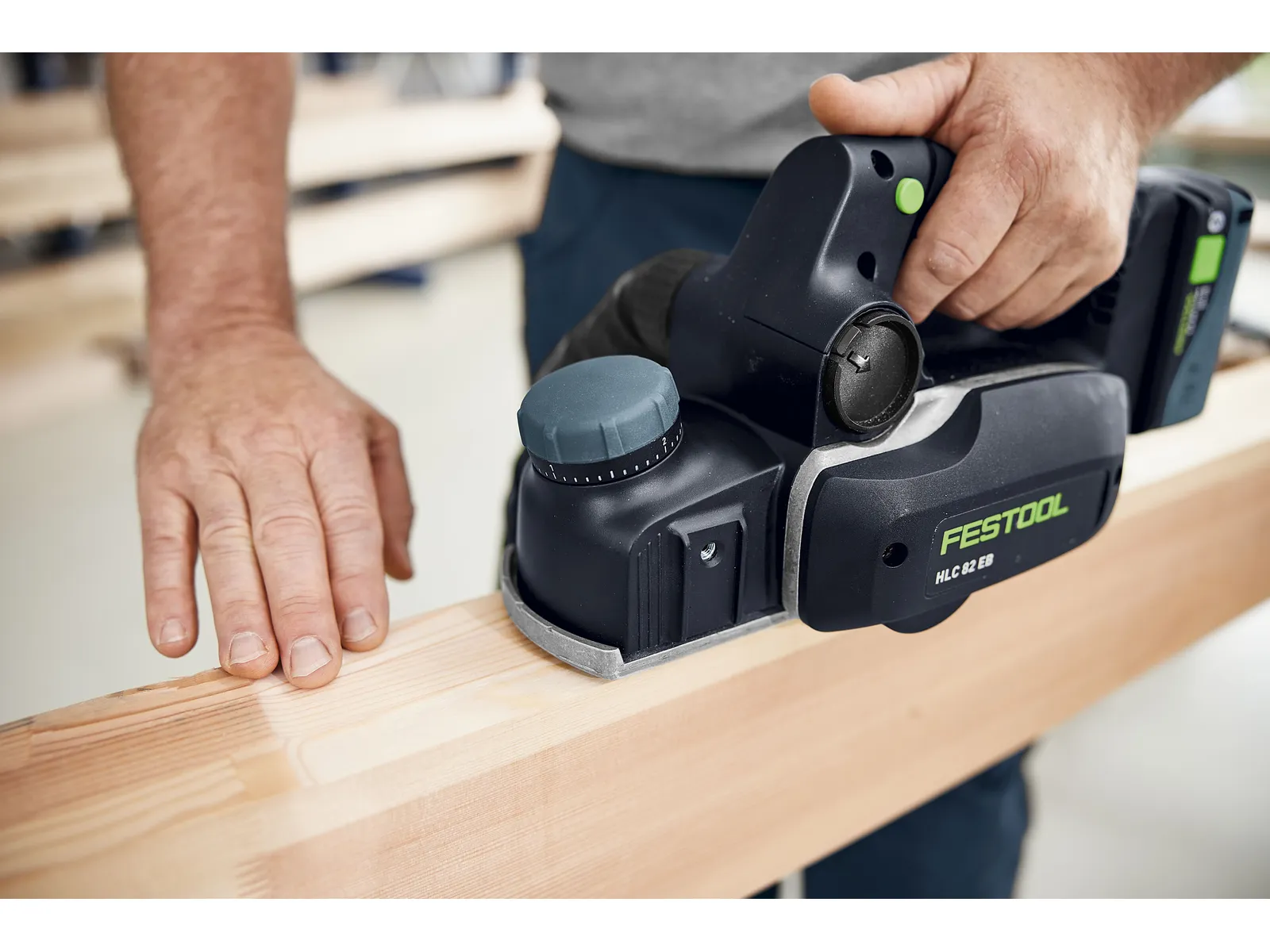 Rabot électroportatif sans fil Festool HLC 82 EB 5