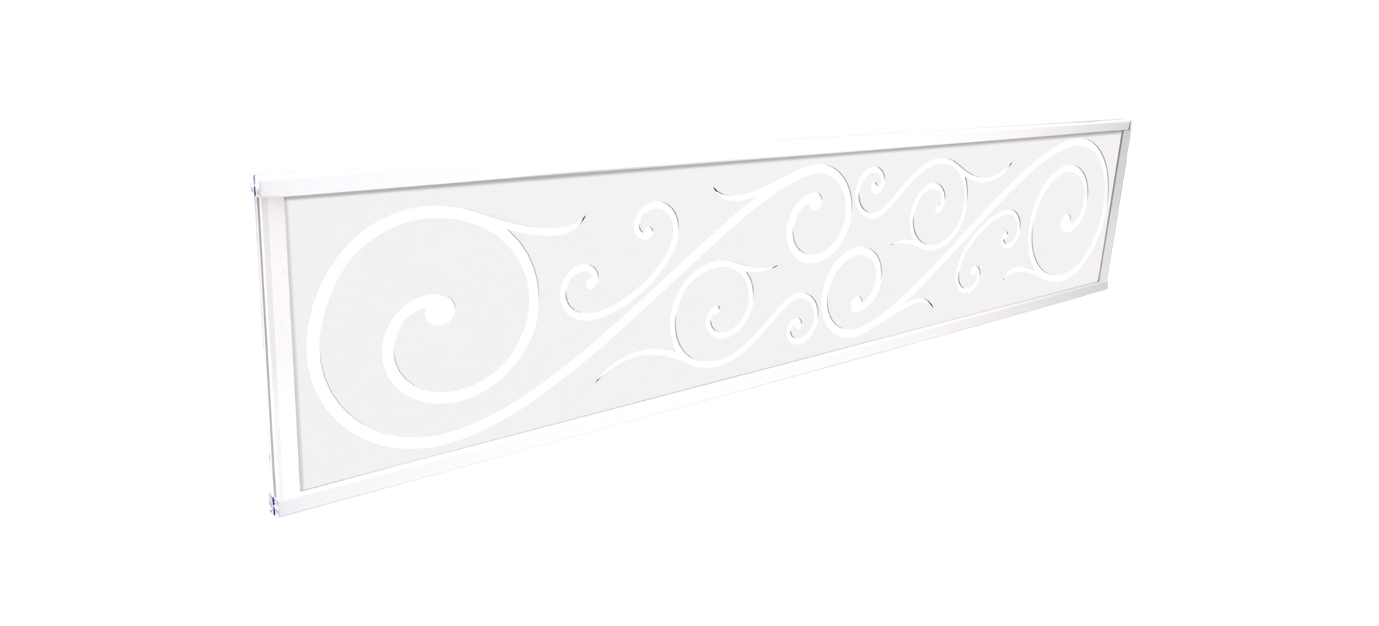 Lame décorative aluminium Harmonia pour clôture composite 4