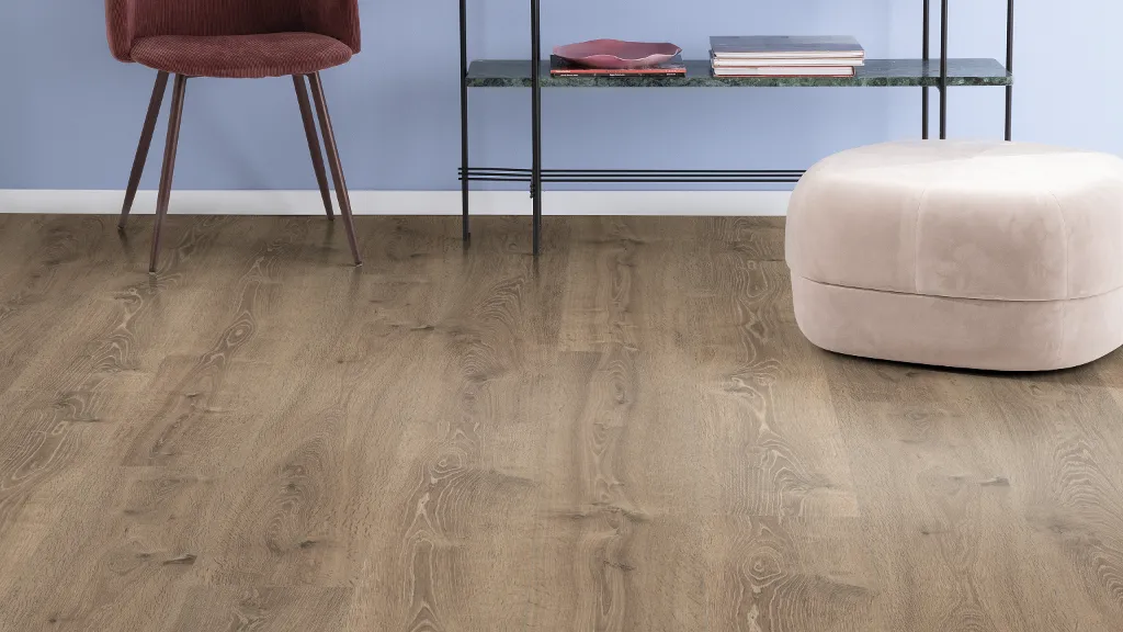 Revêtement de sol stratifié NatureSense Aqua 10/33 Long Chêne Bayford gris