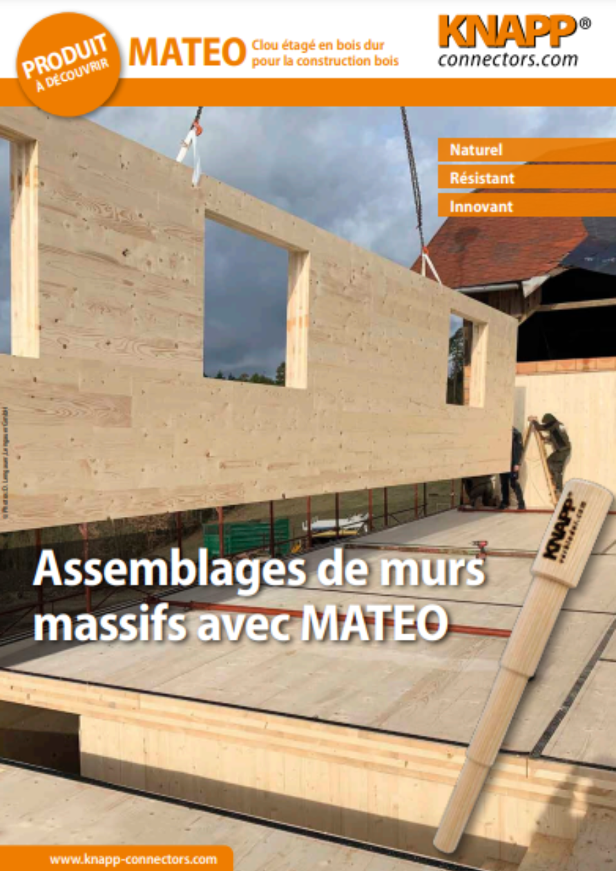 KNAPP® MATEO – Clou étagé en bois dur pour la construction bois 