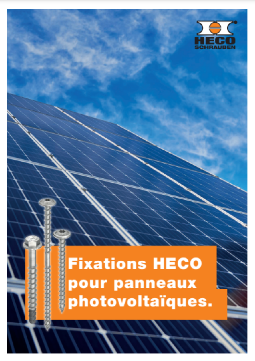 Fixation Heco pour panneaux photovoltaîques