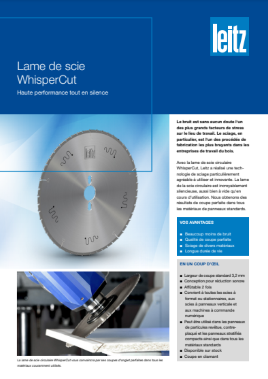 Lame de scie WhisperCut | Leitz