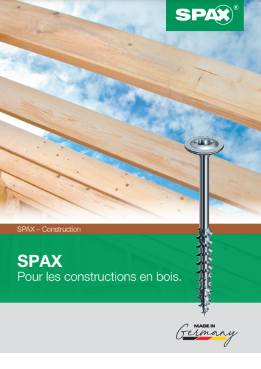 SPAX Pour les constructions en bois.