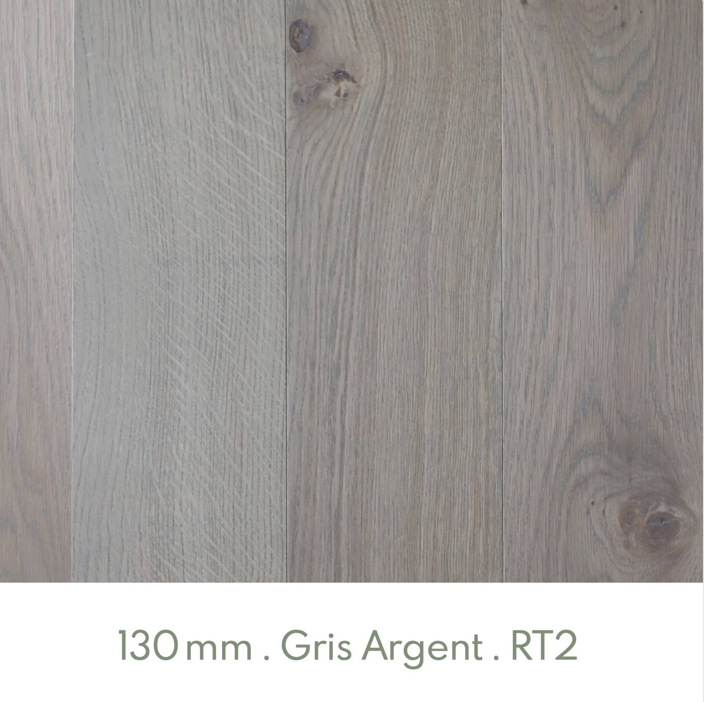 Naofloor Parquet chêne massif huilée Gris Anthracite 