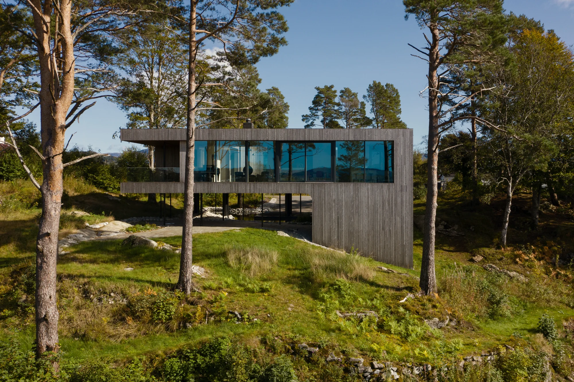 Villa sur pilotis