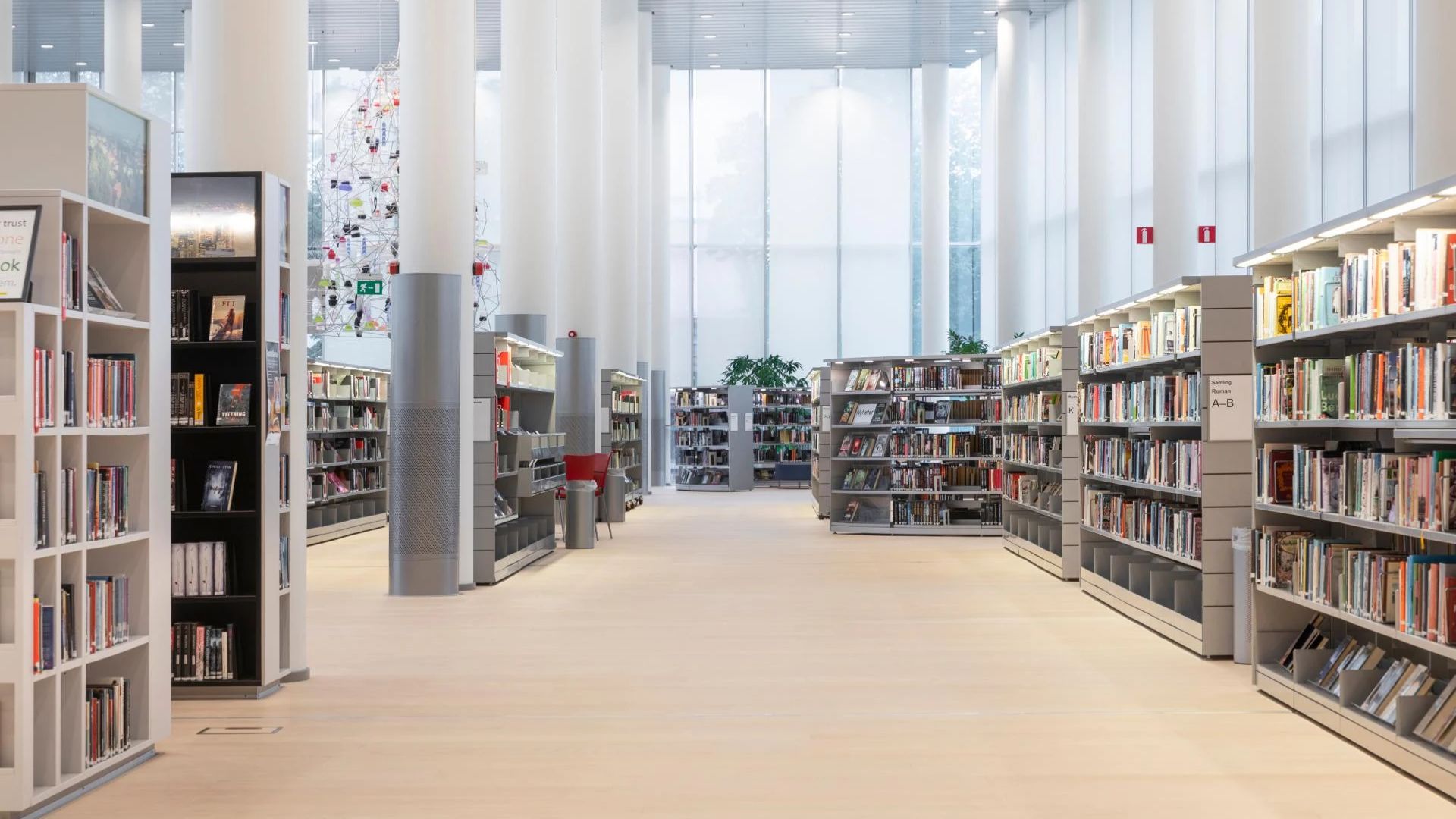 La bibliothèque de Halmstad devient un havre naturel