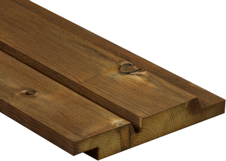 Bardage Kebony Character à recouvrement 75 1FCV 21 x 148mm #2596 2