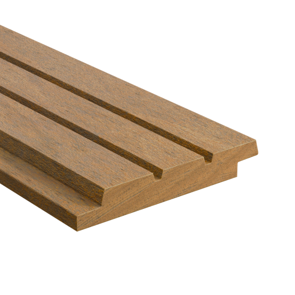 Bardage Kebony Clear à recouvrement 75° 2FCV 22 x 145mm #2866 2