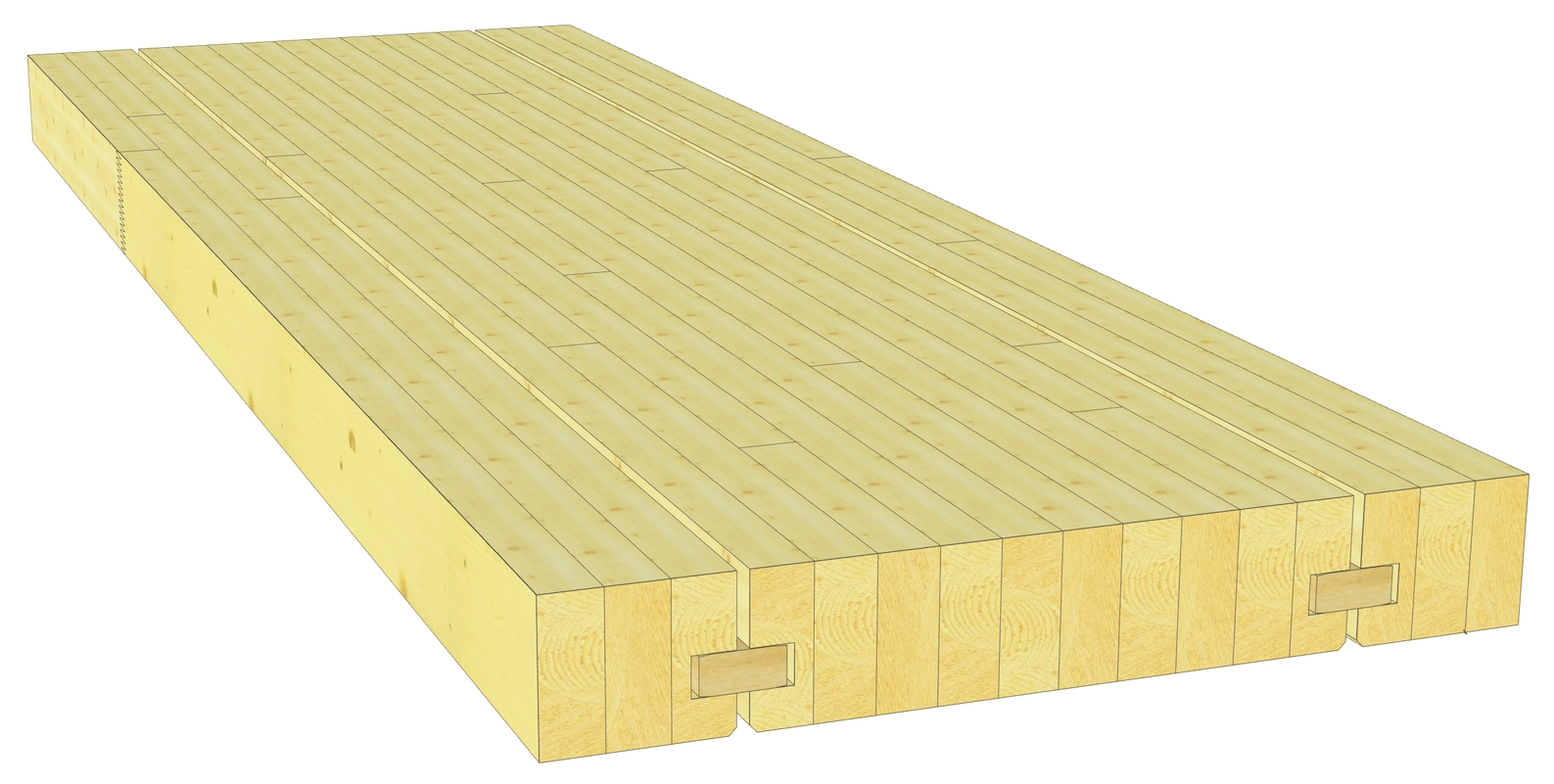 Dalle massive MHP Schilliger C24 pour planchers