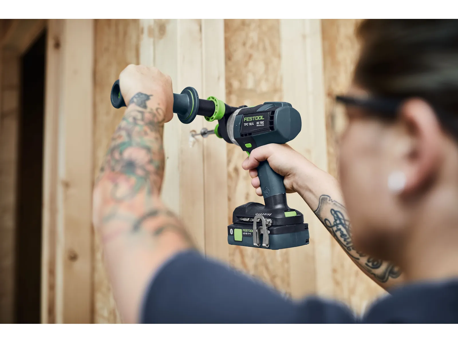 Perceuse-visseuse à percussion sans fil Festool TPC 18/4 5