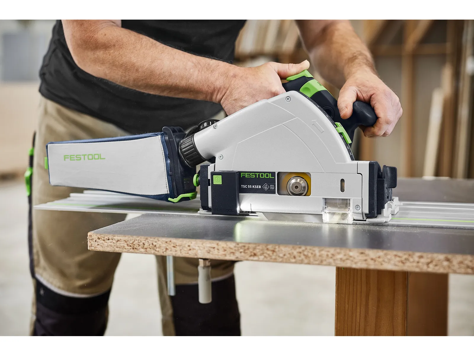 Scie plongeante sans fil Festool TSC 55 KSEB 4