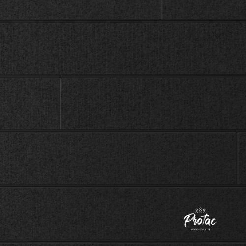Burnt-look spruce timber cladding Inca profile