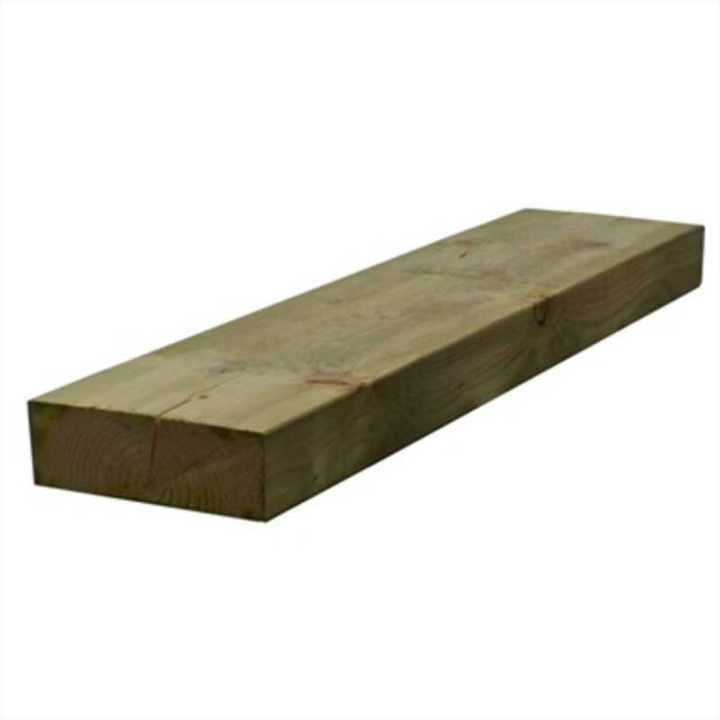 Lisse Basse / Solive / Lambourde 45x145 Pin Traité Classe 4 C24 Raboté