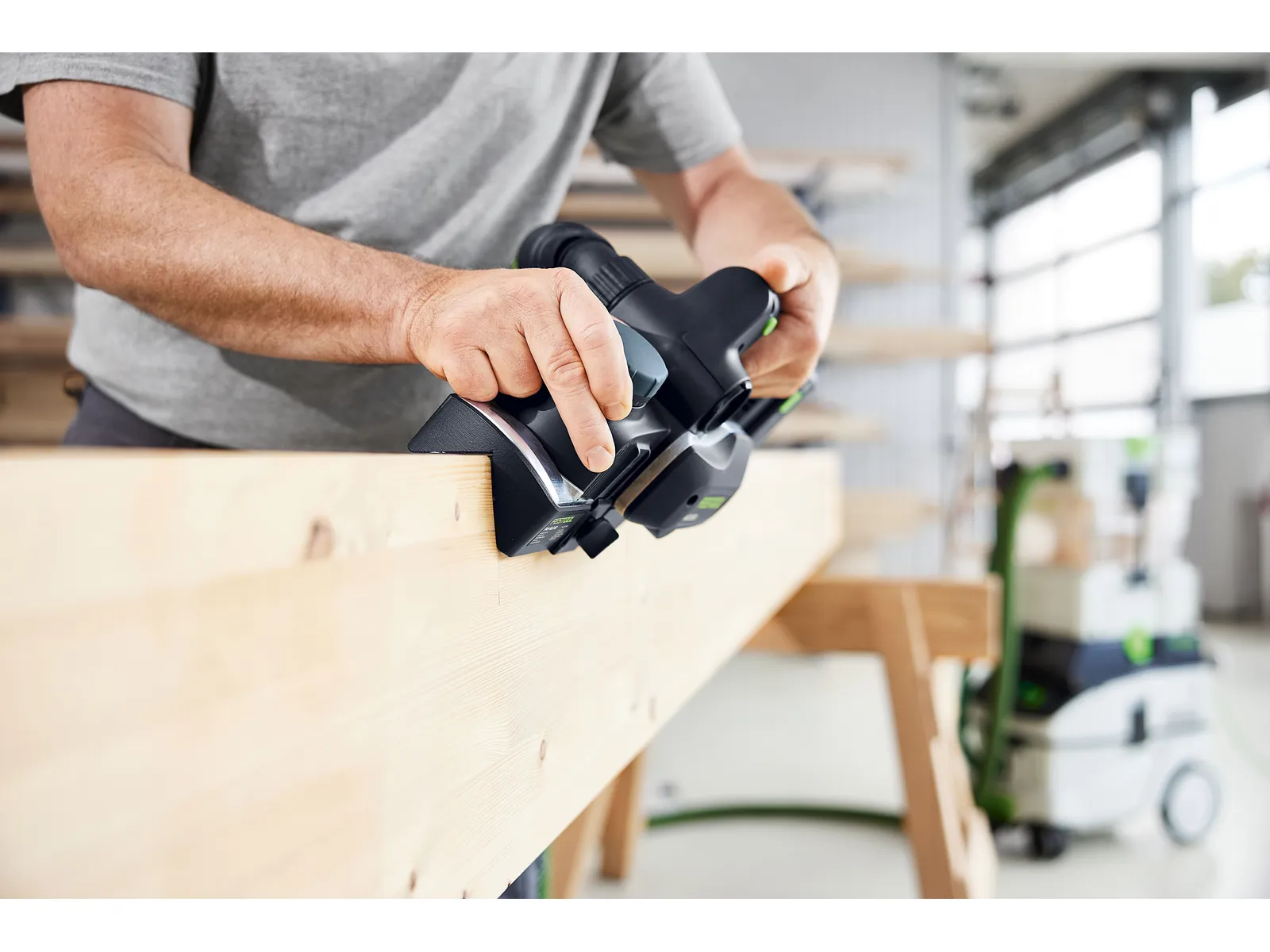 Rabot électroportatif sans fil Festool HLC 82 EB 4