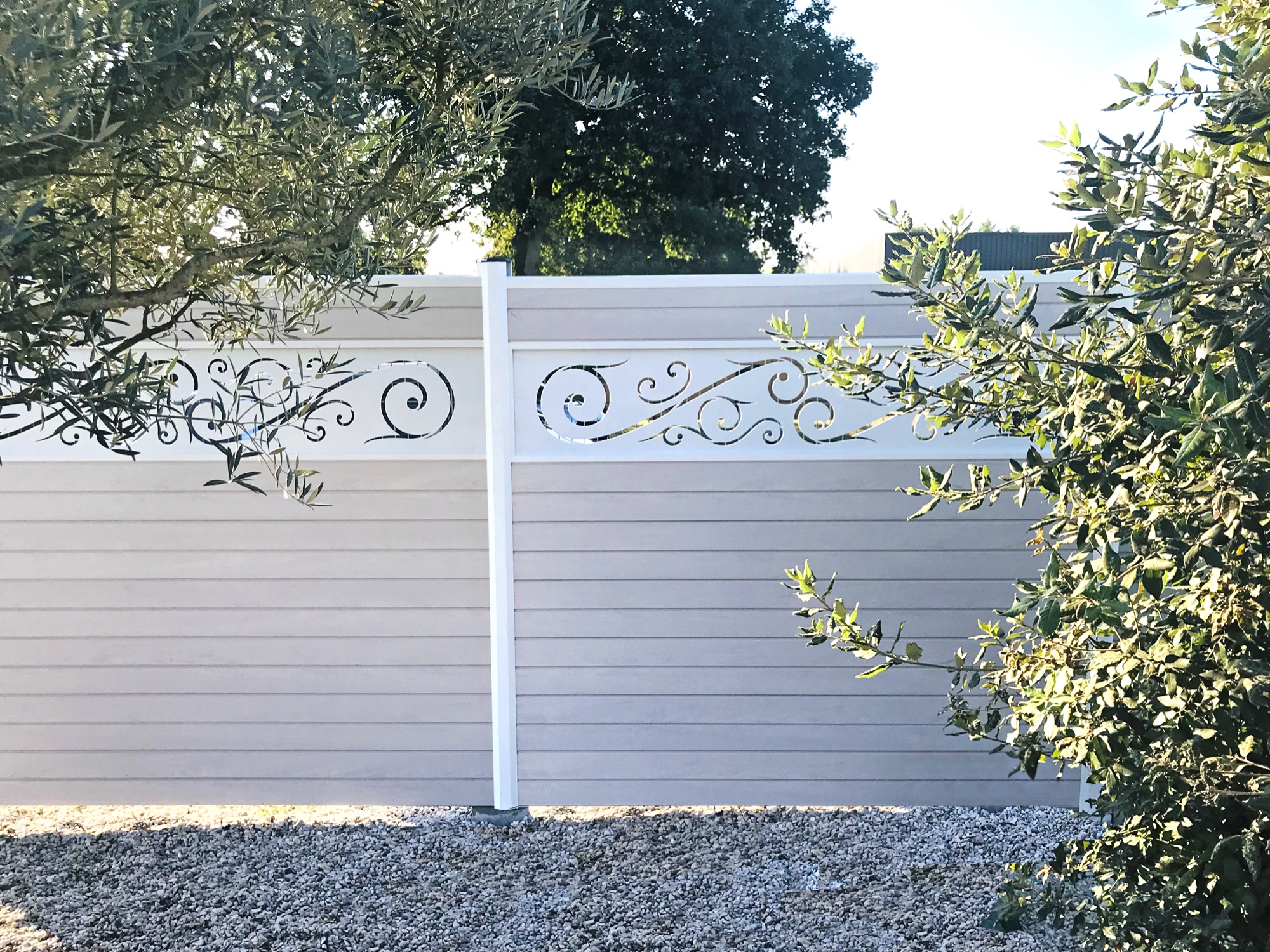 Lame décorative aluminium Harmonia pour clôture composite 5