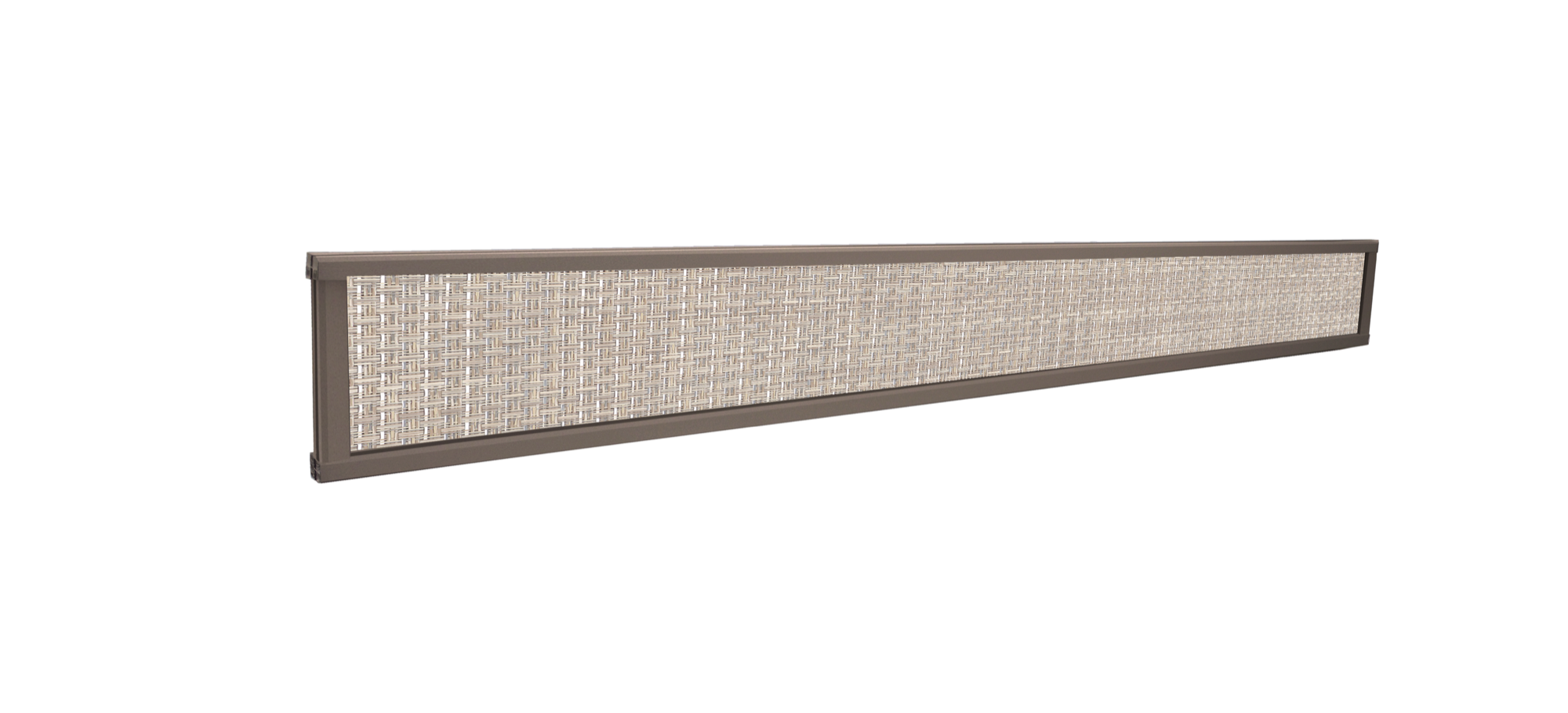 Lame décorative tissu Tech.Style Sable pour clôture composite 5