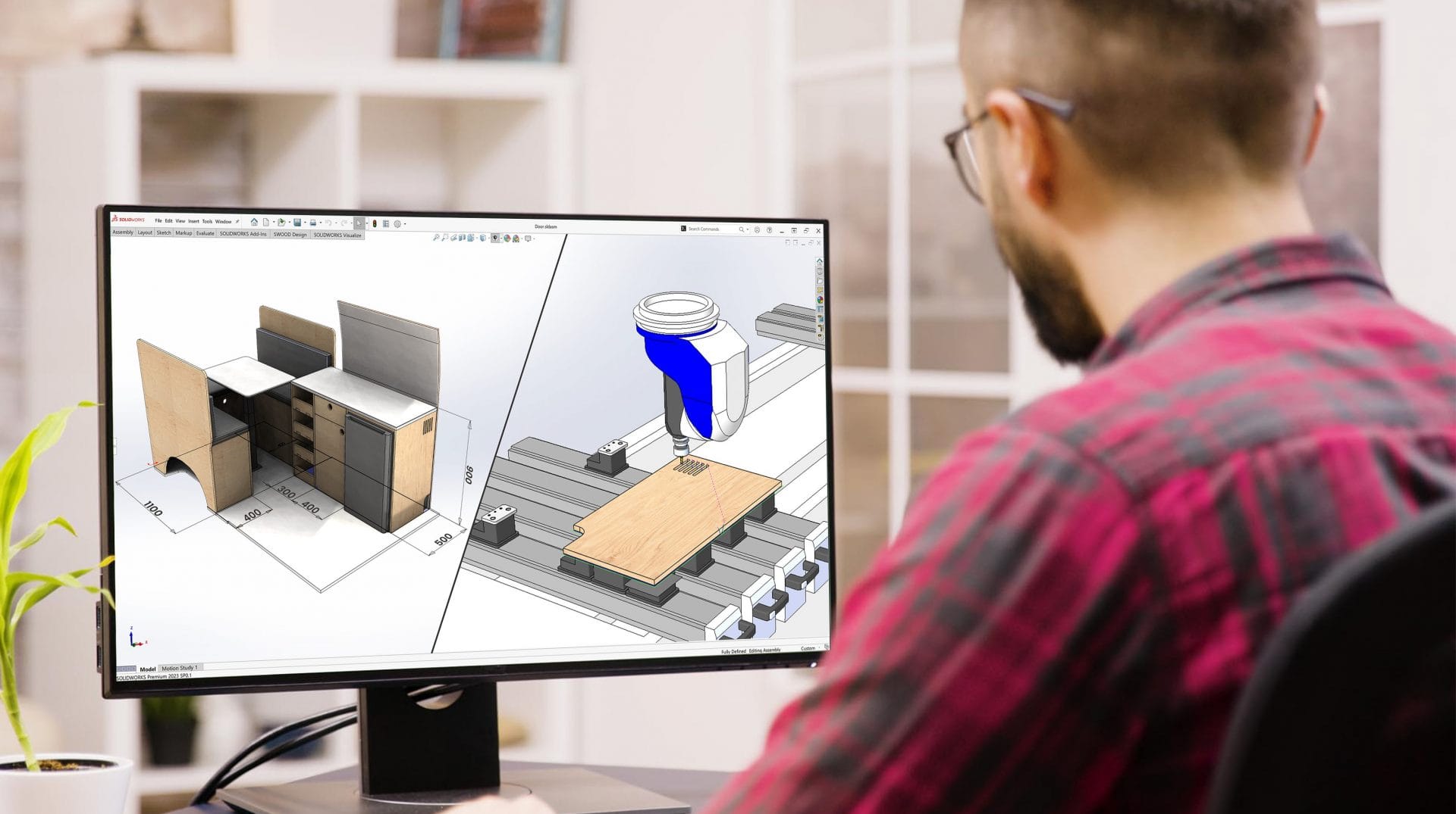 Logiciel CFAO bois SWOOD pour SOLIDWORKS