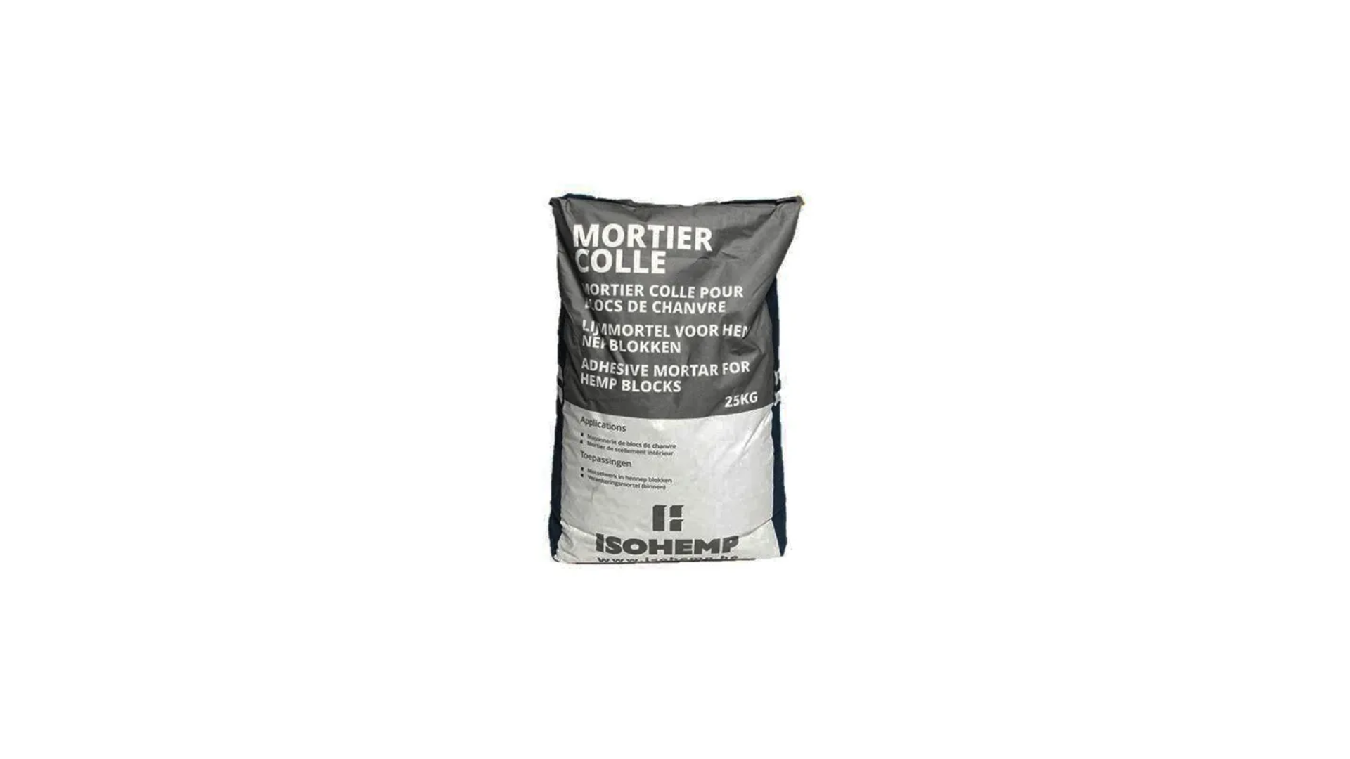 Mortier colle naturel IsoHemp (sac 25 kg)