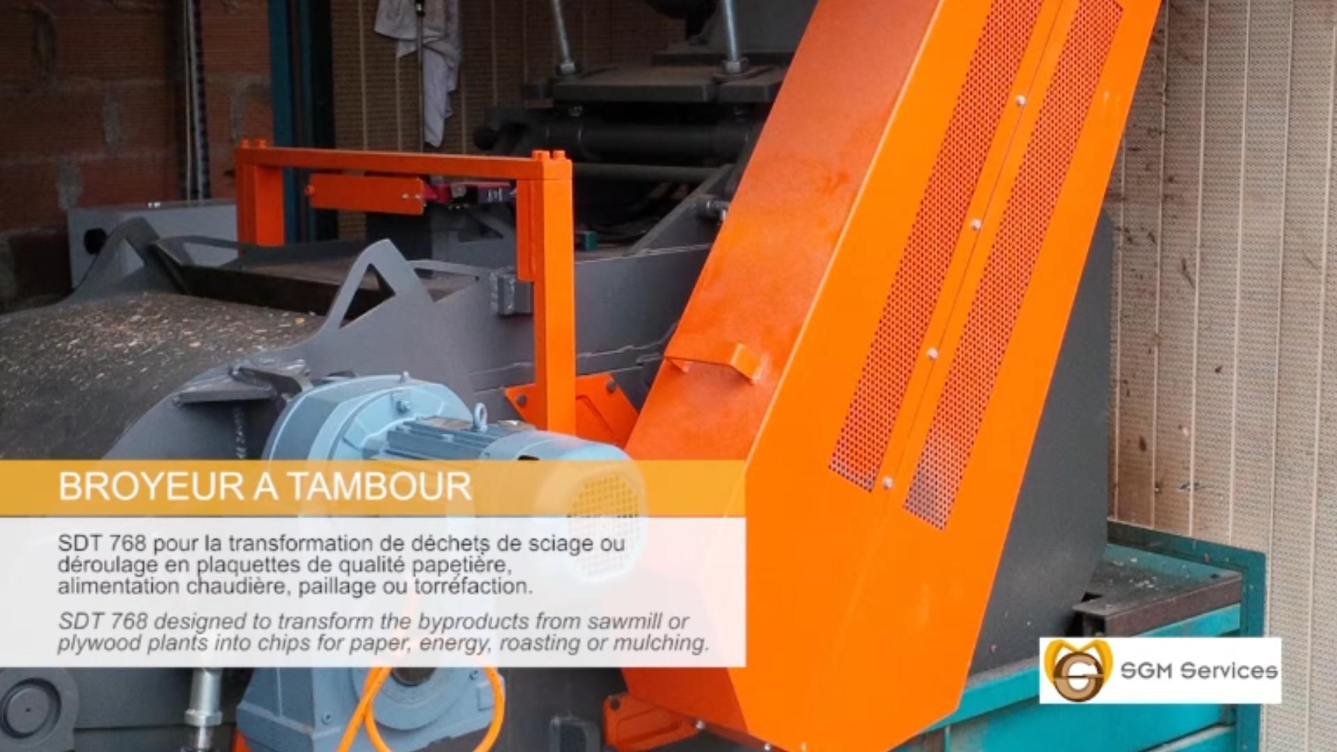 Broyeur à tambour SGM Industry