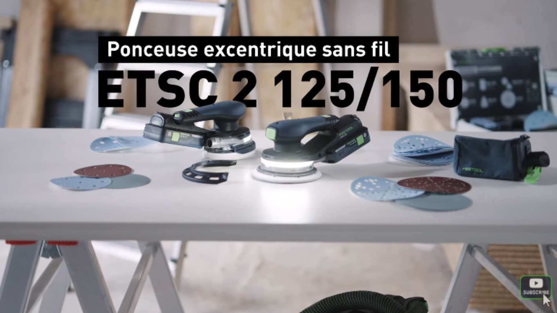 Festool - Ponceuse excentrique sans fil ETSC 2 125/150