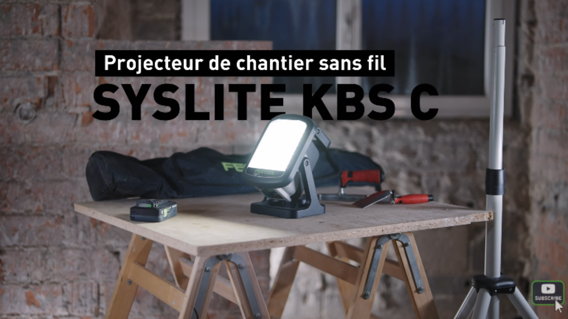 Festool - Projecteur de chantier sans fil SYSLITE KBS C