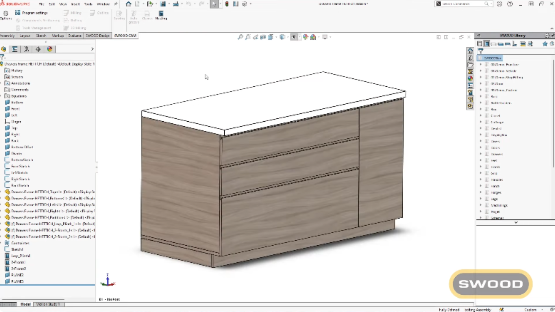 Eficad | How to use HETTICH AvanTech YOU drawers in your SWOOD projects?