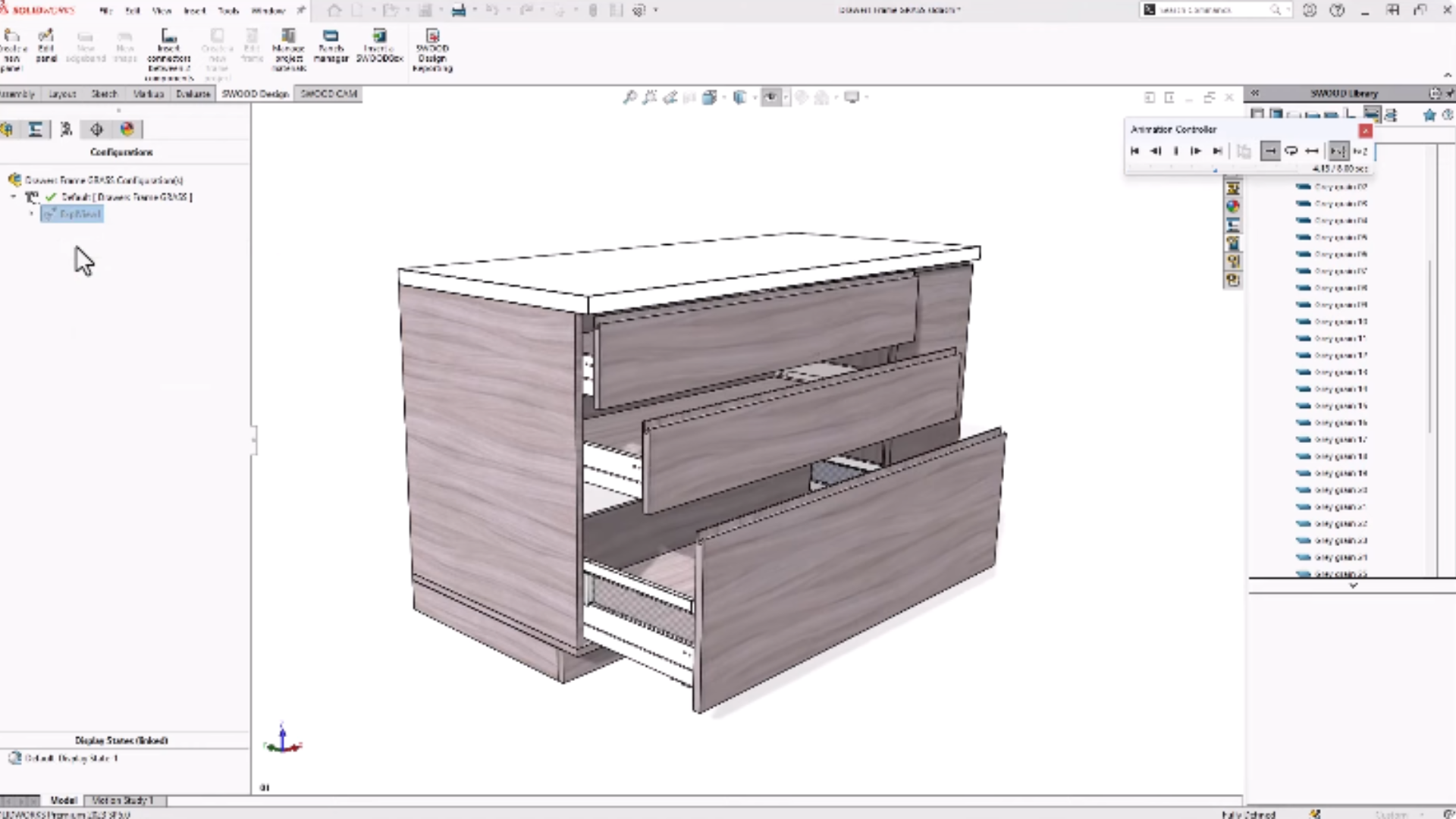 Eficad | How to use GRASS Nova Pro One drawers in your SWOOD projects?