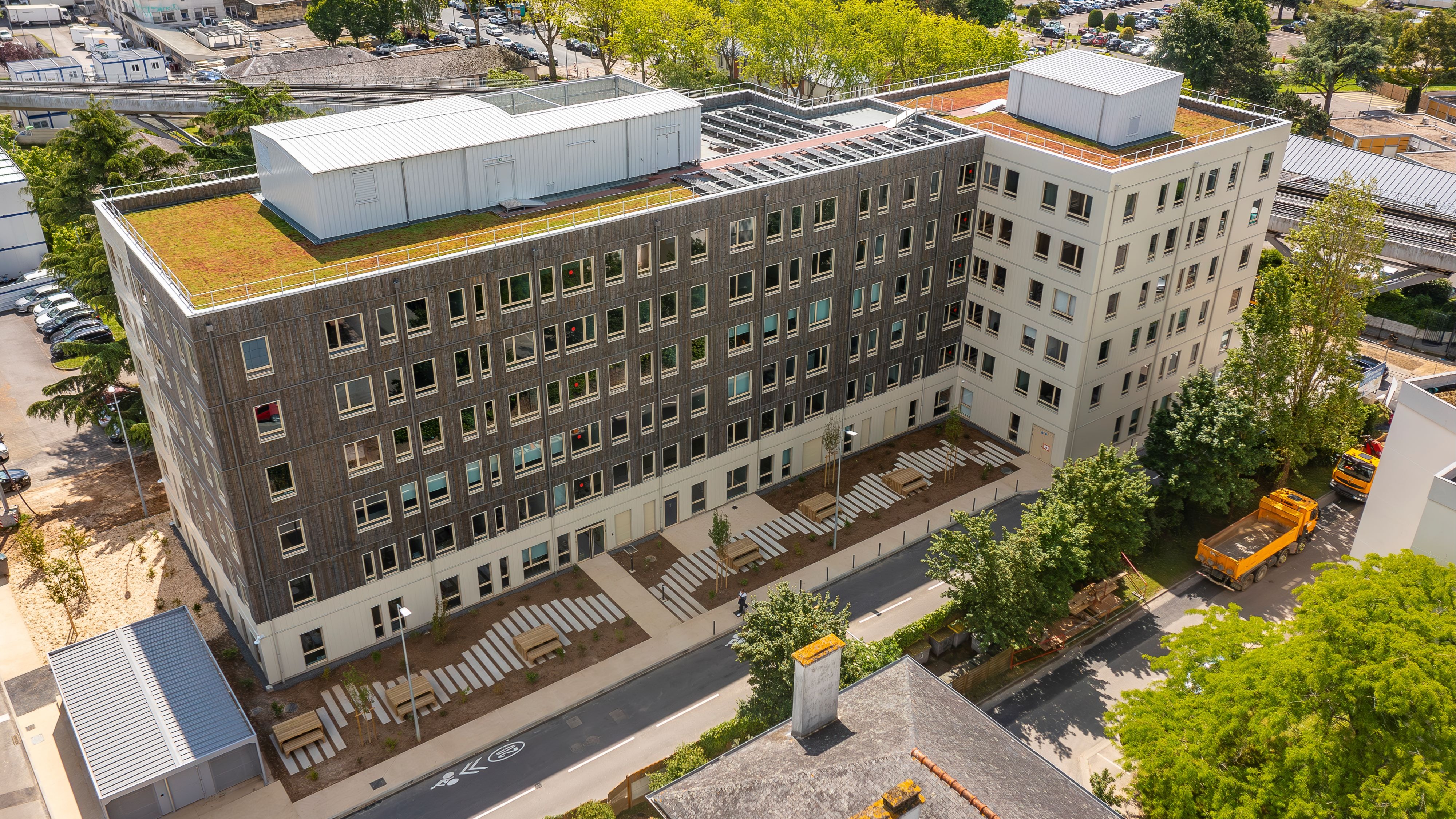 Nouveau bâtiment tertiaire du CHU de Rennes