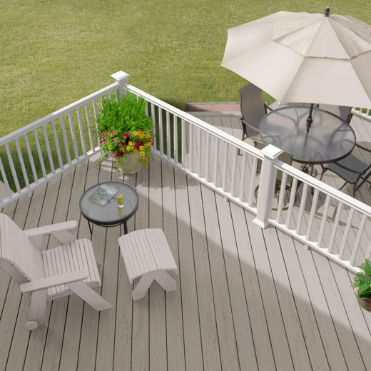 Terrasse composite Terrain+ Collection Wheatered Oak